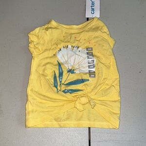 Nwt 3m carters flower shirt